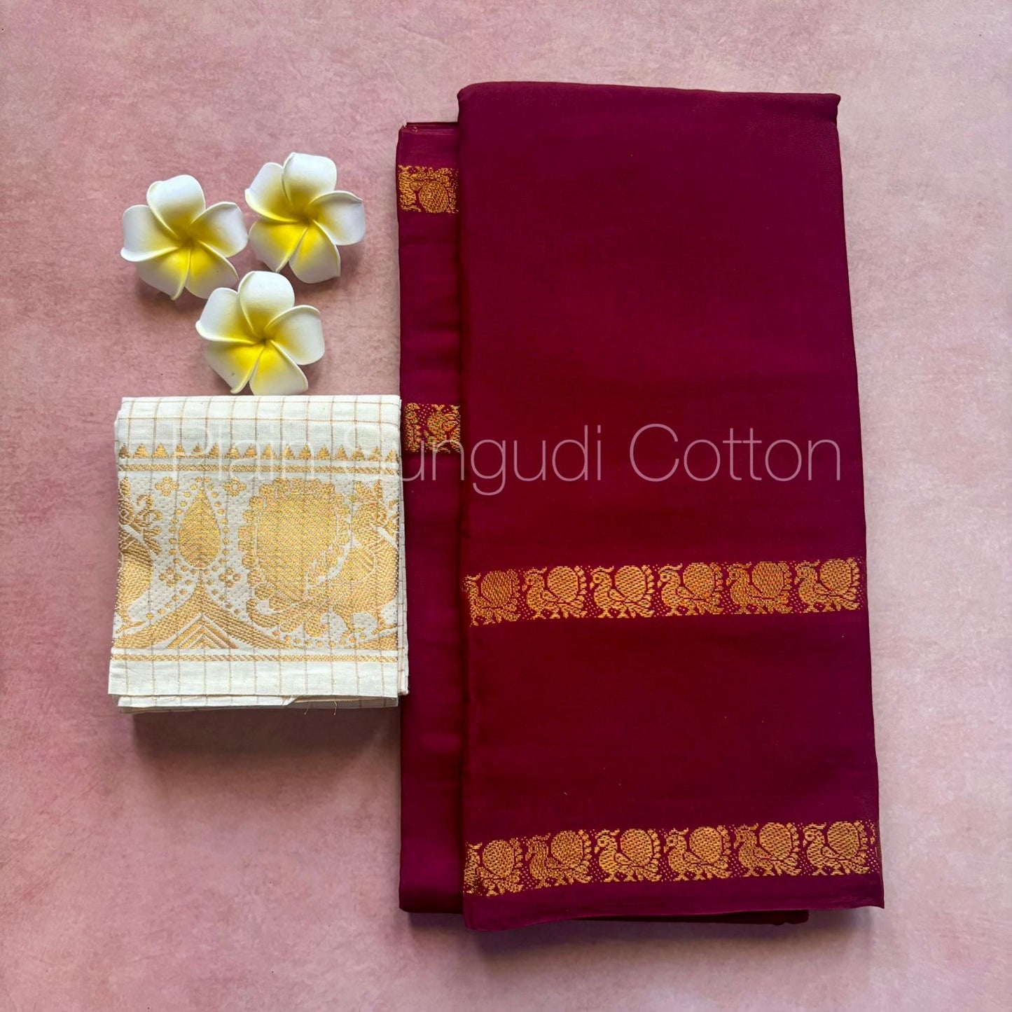 Tarangini : Aparna Murali Fame Sungudi Cotton Handloom Saree TA01